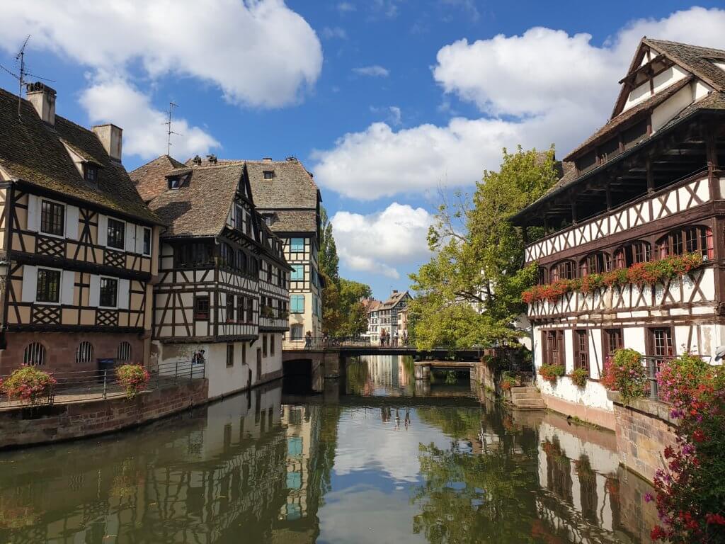 Old wooden houses in Strasbourg